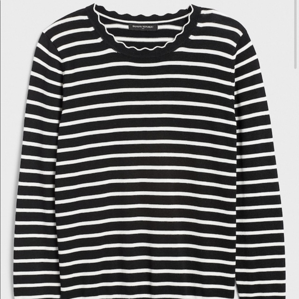 Banana Republic Scalloped Sweater